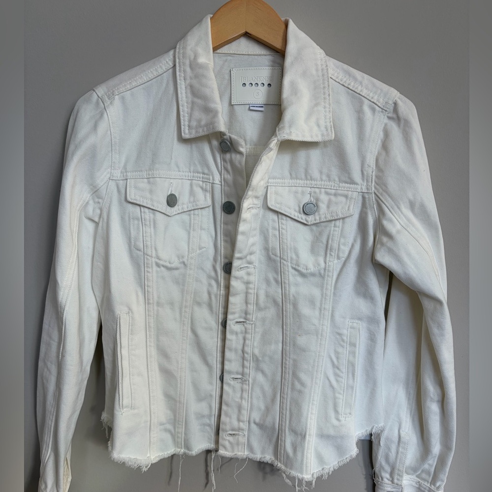 Blank NYC Cropped Denim‎ Jacket